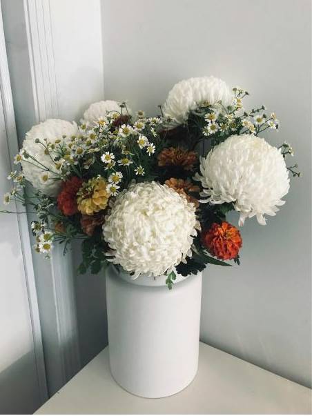 Bridal bouquet close-up