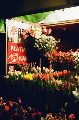 Lobby floral display
